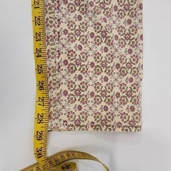 True Religion Victoria Skinny Twill Jeans Size 31 Waist Bohemian Floral Printed - Picture 5 of 9